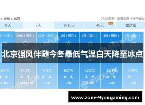 北京强风伴随今冬最低气温白天降至冰点 北京强风伴随今冬最低气温白天降至冰点